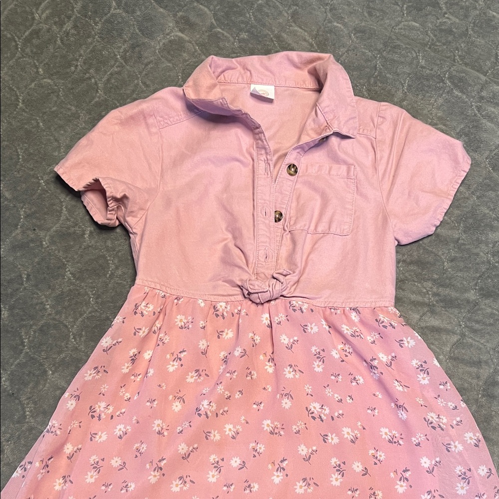 Wonder Nation Light Pink Floral Dress